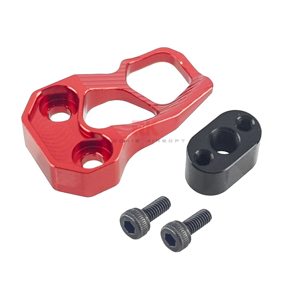 Guns Modify Aluminium CNC Magazine Release Extension for MWS (Red)