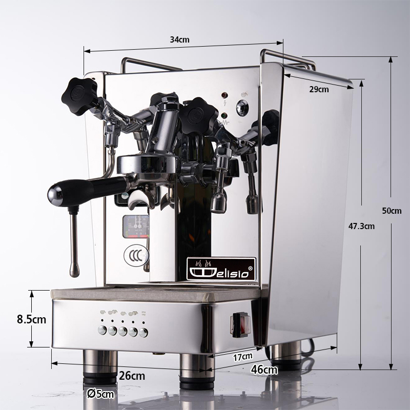 Single Group Espresso Coffee Machine 2000W 1614-165