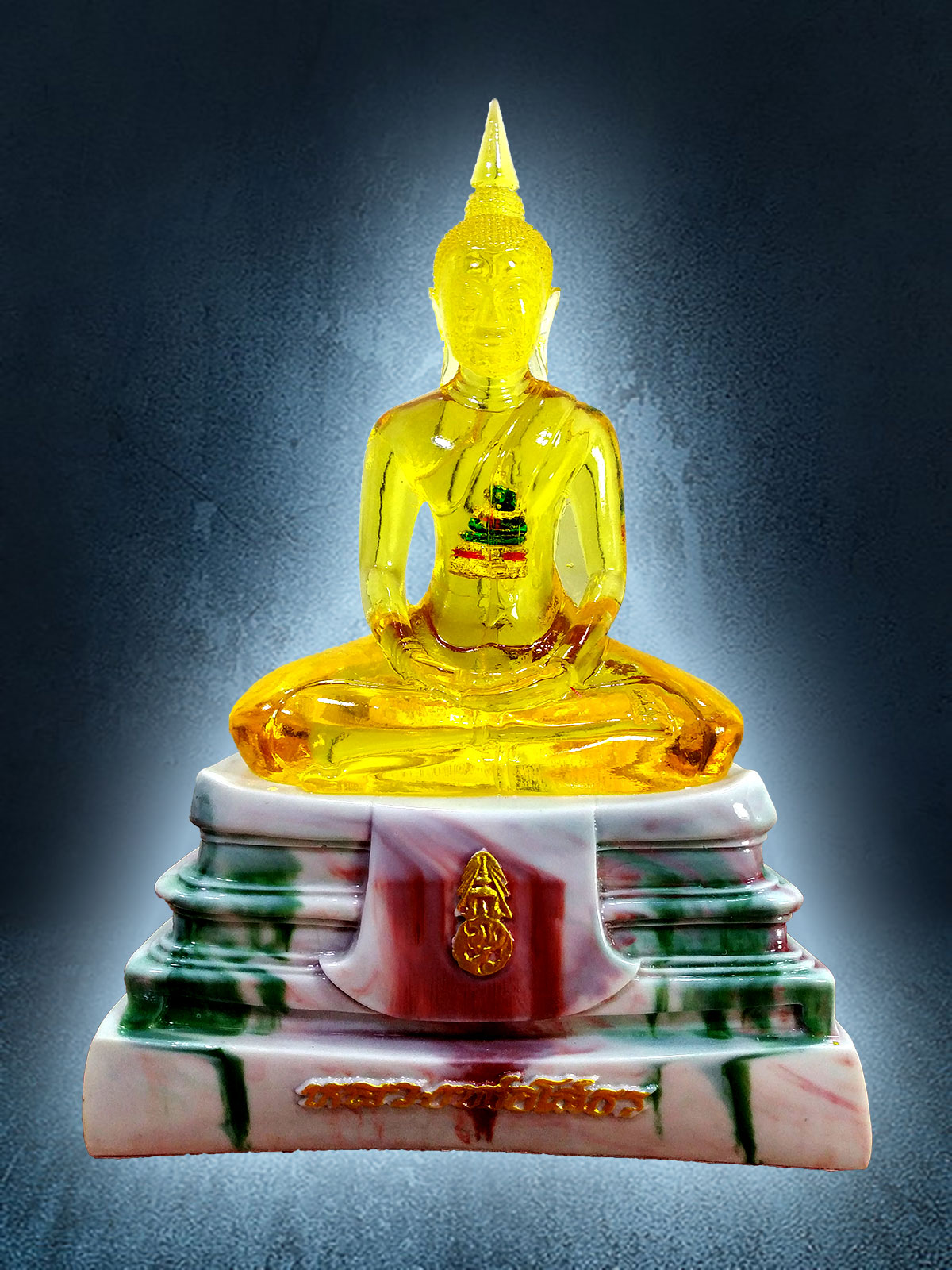 หลวงพ่อโสธร ภปร หน้าตัก 5 นิ้ว เนื้อผสมเรวิ่น
