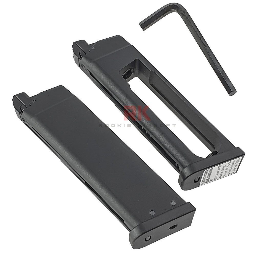 KJ Works KP-13C GBB Dual Magazines (Green Gas / Co2