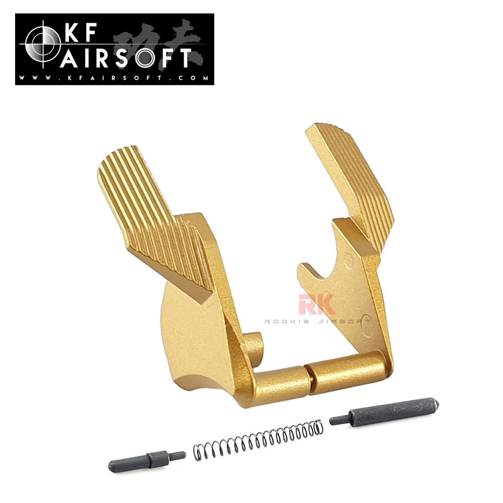 KF Airsoft Steel Thumb Safety & Plunger Set For TM Hi-Capa - Gold