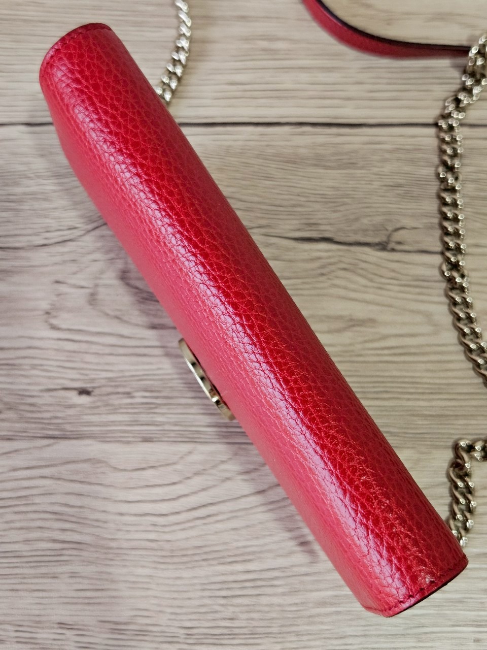 Gucci Interlock WOC สีแดง