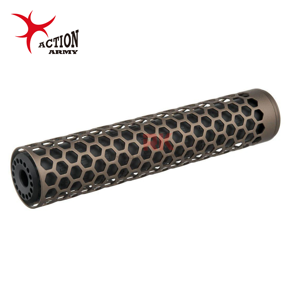 Action Army T10 Hive Sound Suppressor (FDE)