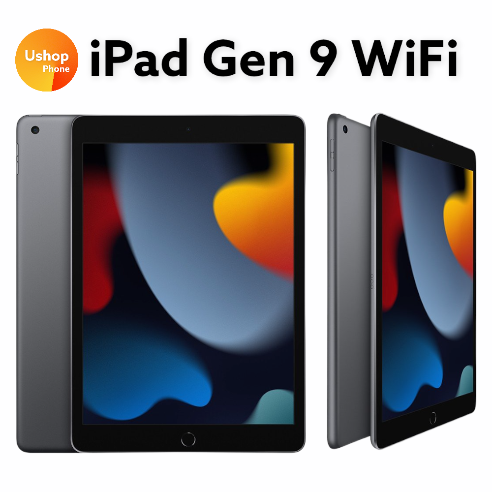 (สินค้าพร้อมส่ง) iPad Gen 9 2021 64 GB WiFi 10.2 inch สีSpace Gray รับประกันศูนย์ APPLE ไทย