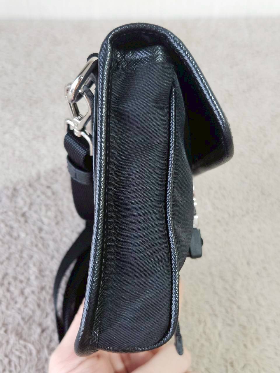 Prada Re-Nylon Smartphone Case Microchip