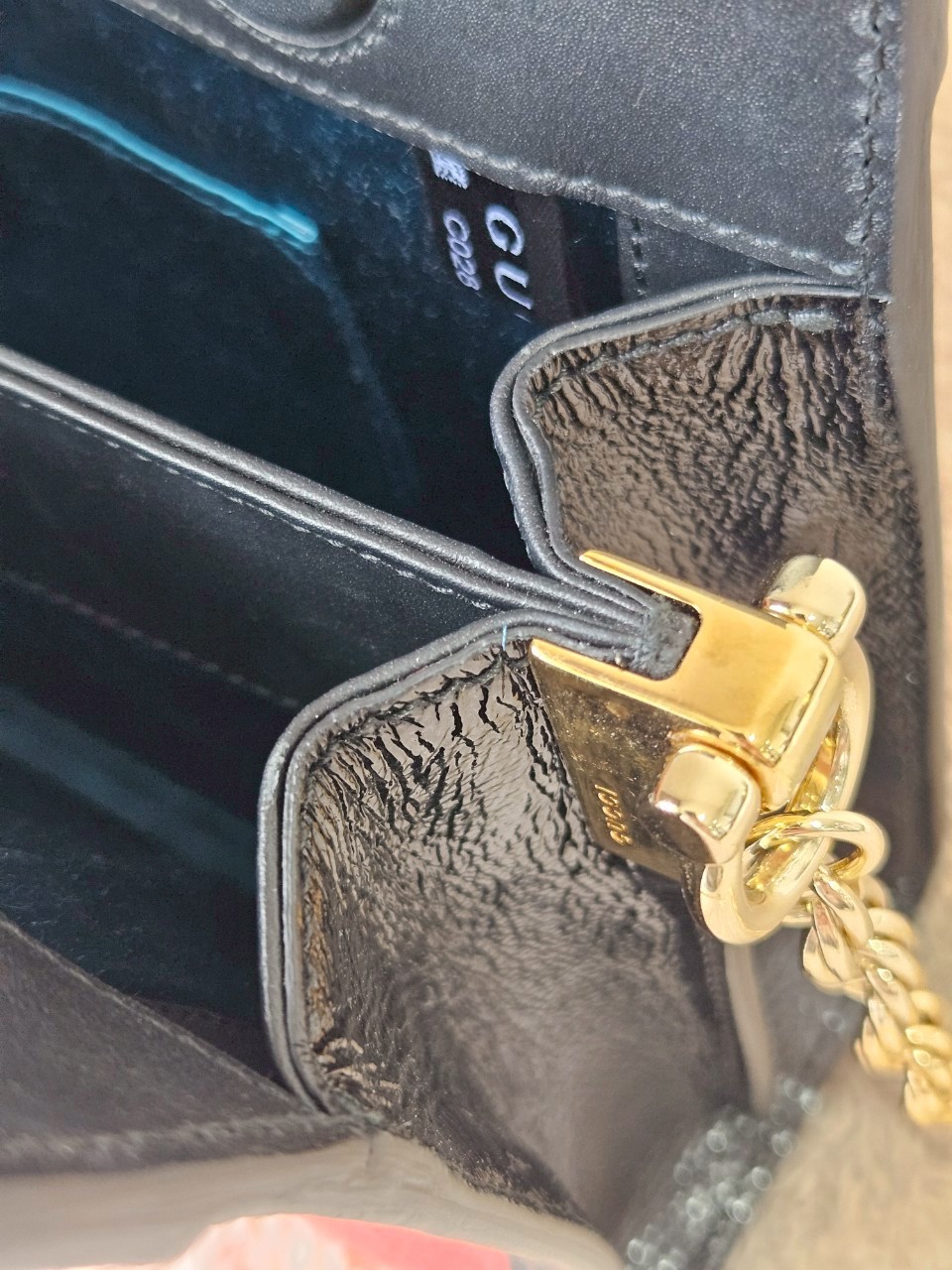 Gucci 503877 Ophidia Red Suede Chain Shoulder Bag