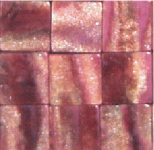 Mosaic marble - rose wine col. (size 10x10 mm,500g/pack)