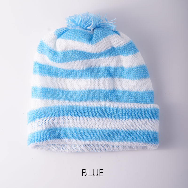 ขายส่ง หมวกไหมพรมเด็กแรกเกิด รุ่นหมวกม้าลายใหญ่ (ราคาต่อโหล) nongnini1988