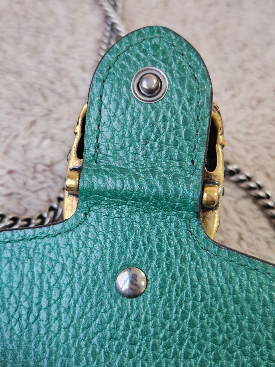 Gucci Dionysus Super Mini Crystal Leather