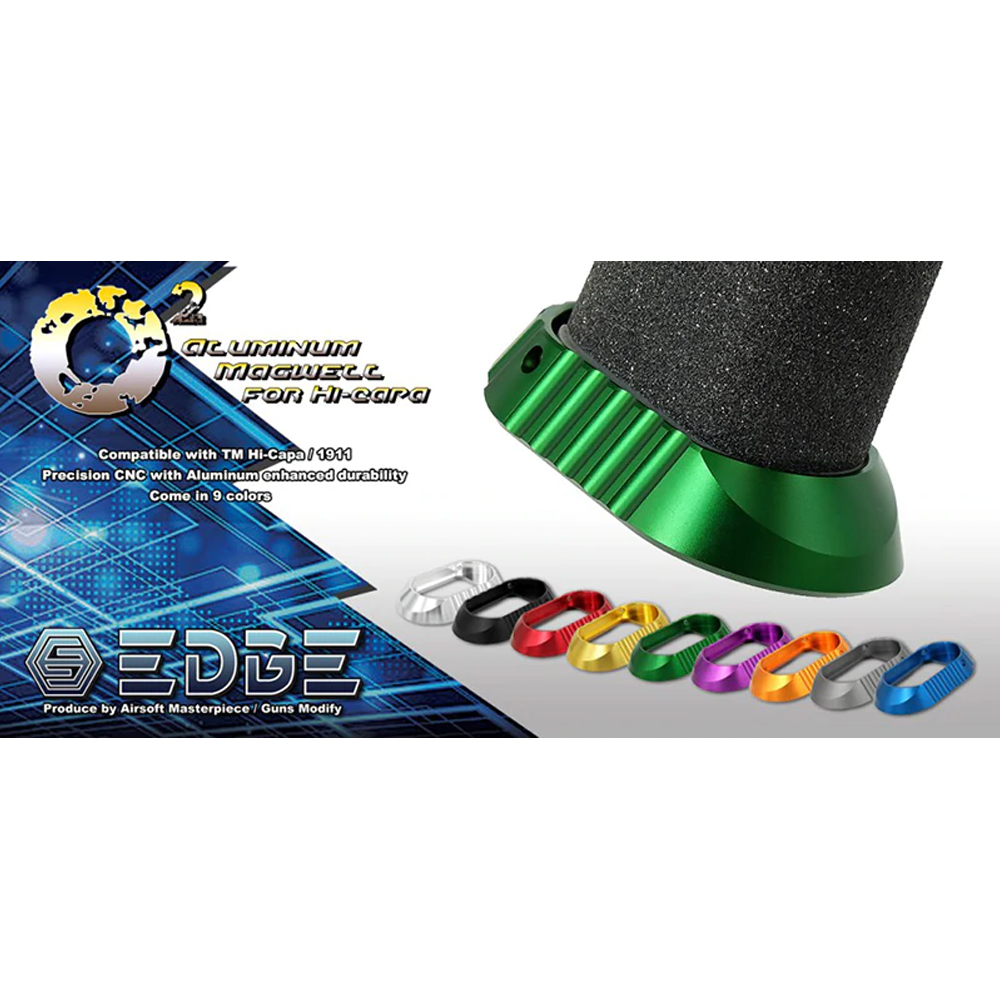 EDGE O2 Aluminum Magwell for Hi-CAPA (Silver)