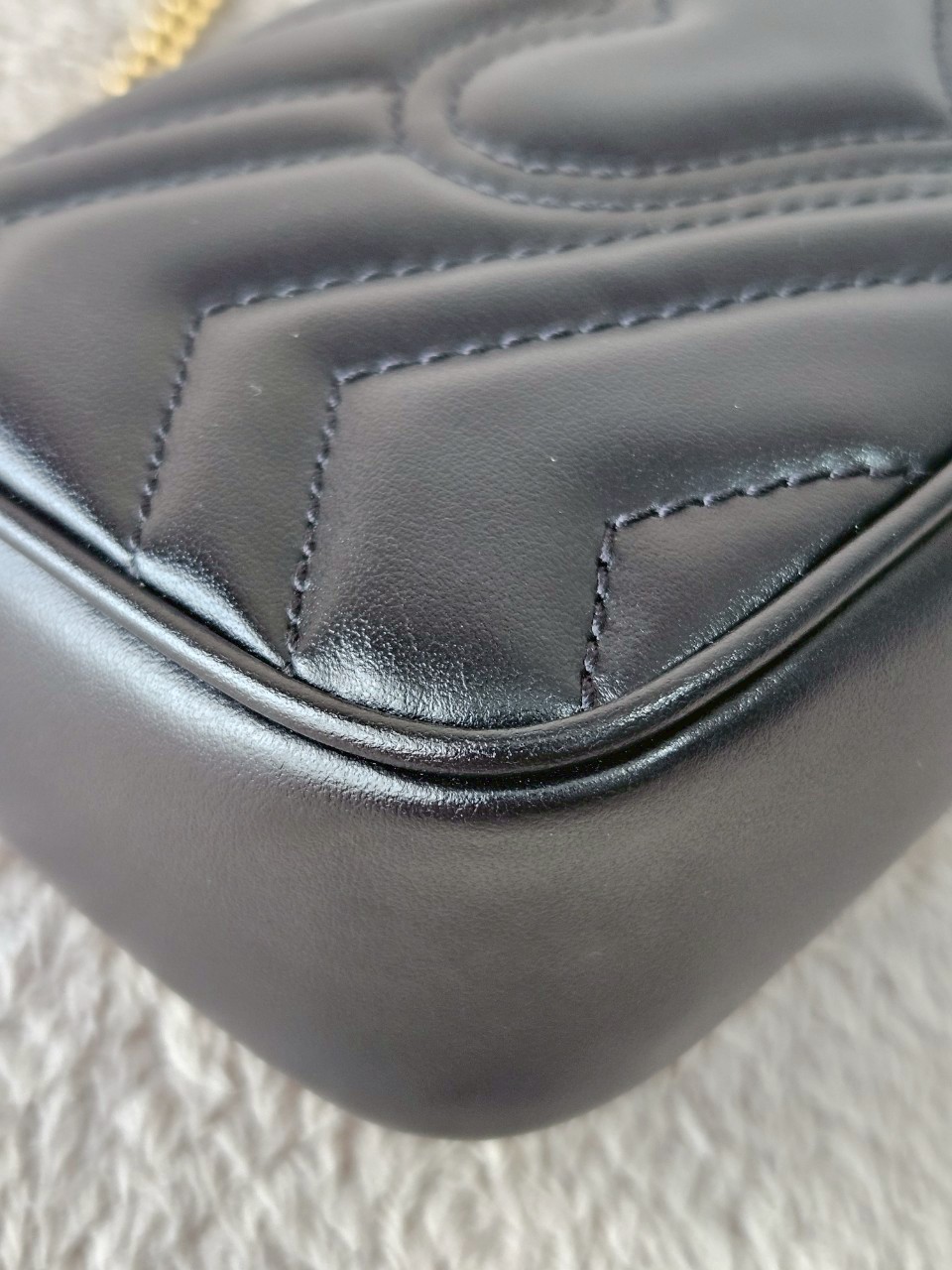 Gucci Marmont Super Mini สีดำ