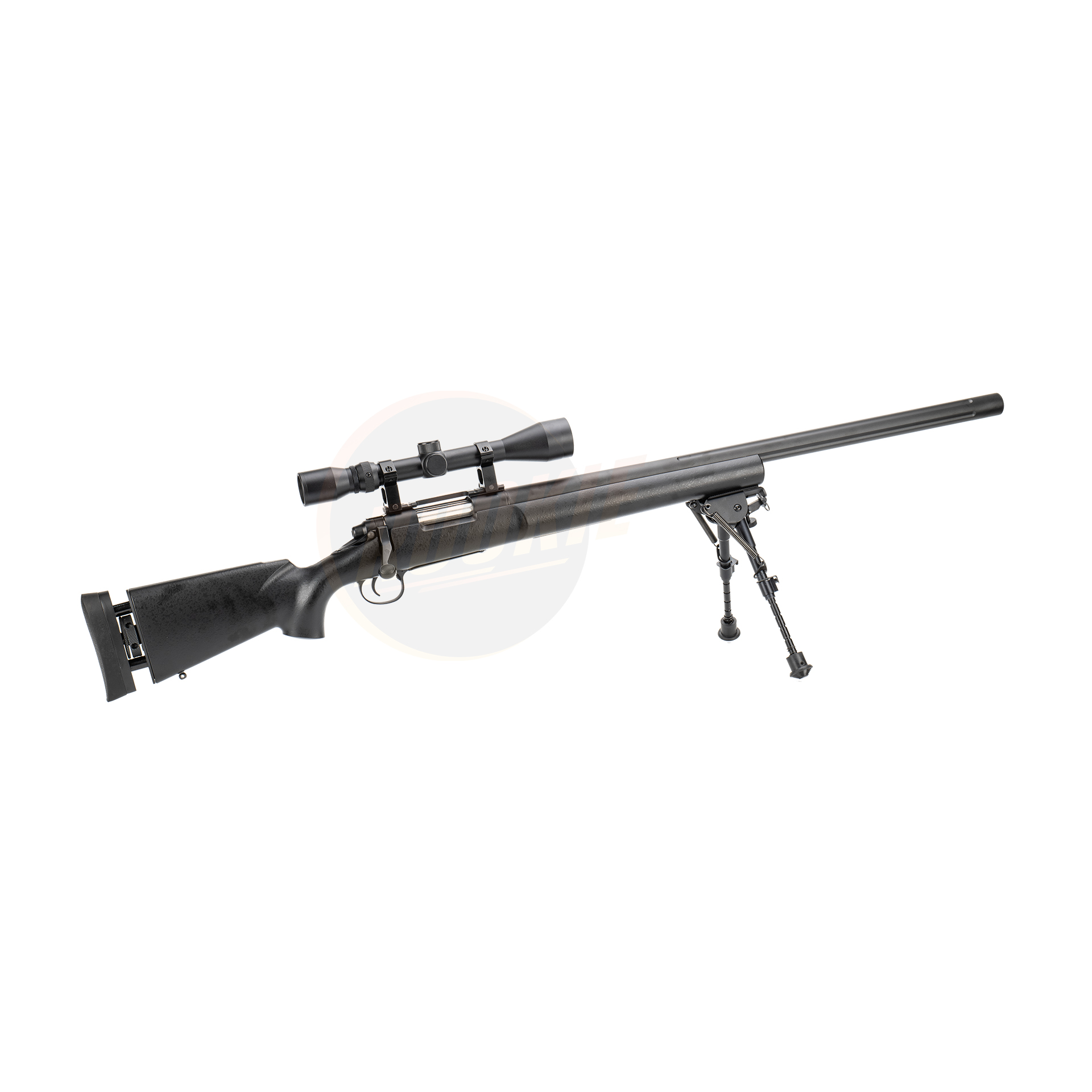 A&K M24 (ABS) Air Cocking Sniper Rifle - Black