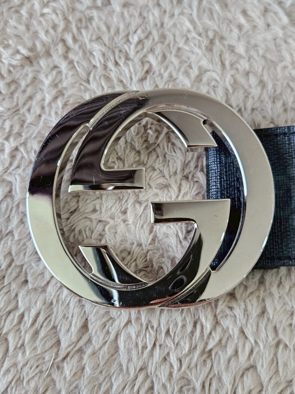 Gucci GG Supreme Belt with G Buckle