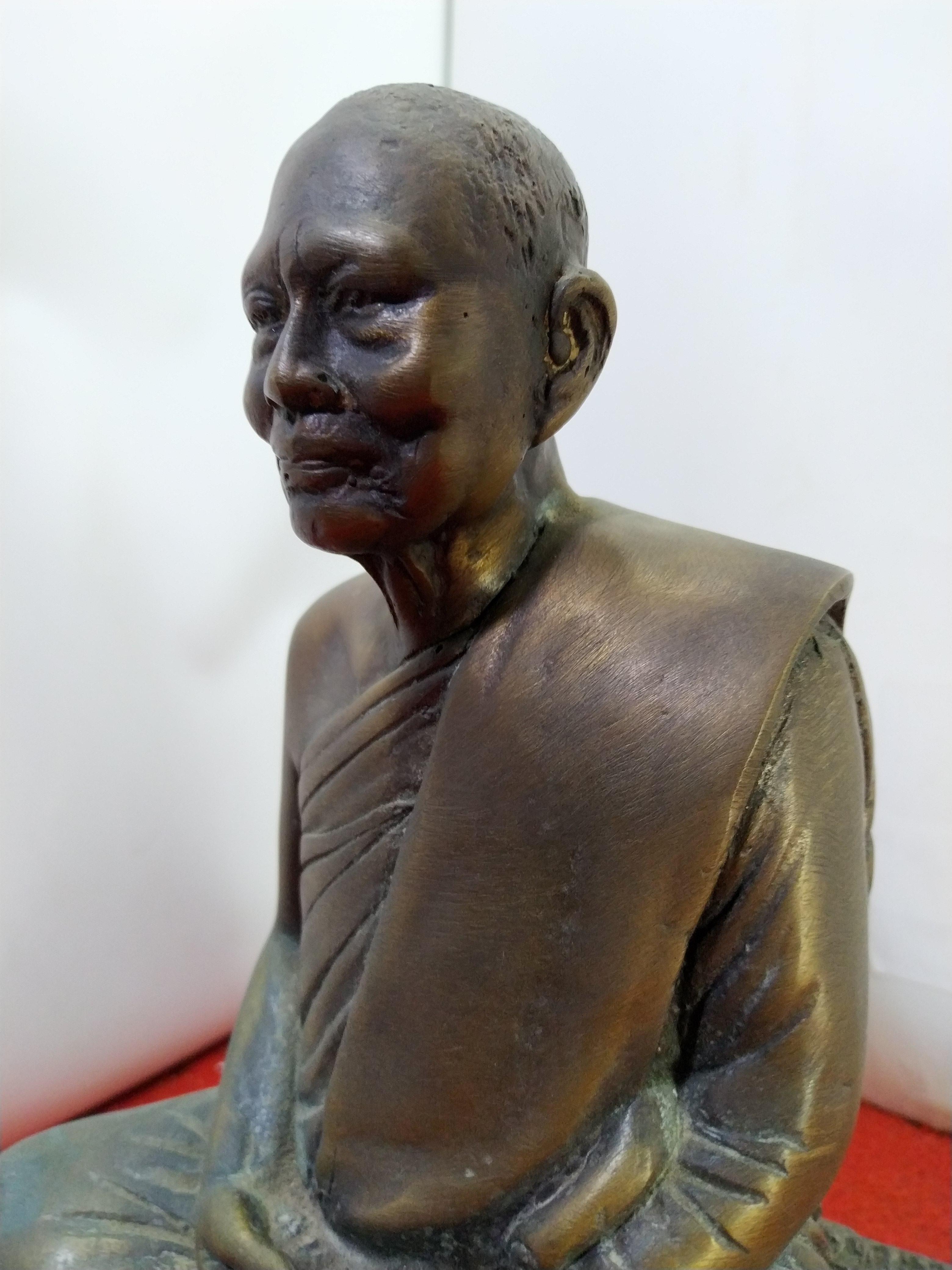 หลวงปู่ศรีจันทร์ วณฺณาโภ วัดศรีสุทธาวาส (เลยหลง) อ.เมือง จ.เลย หน้าตัก 5 นิ้ว