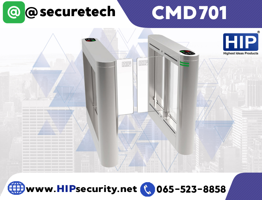 HIP ระบบประตูโรงงาน Turnstile and Swing Gate รุ่น CMD701