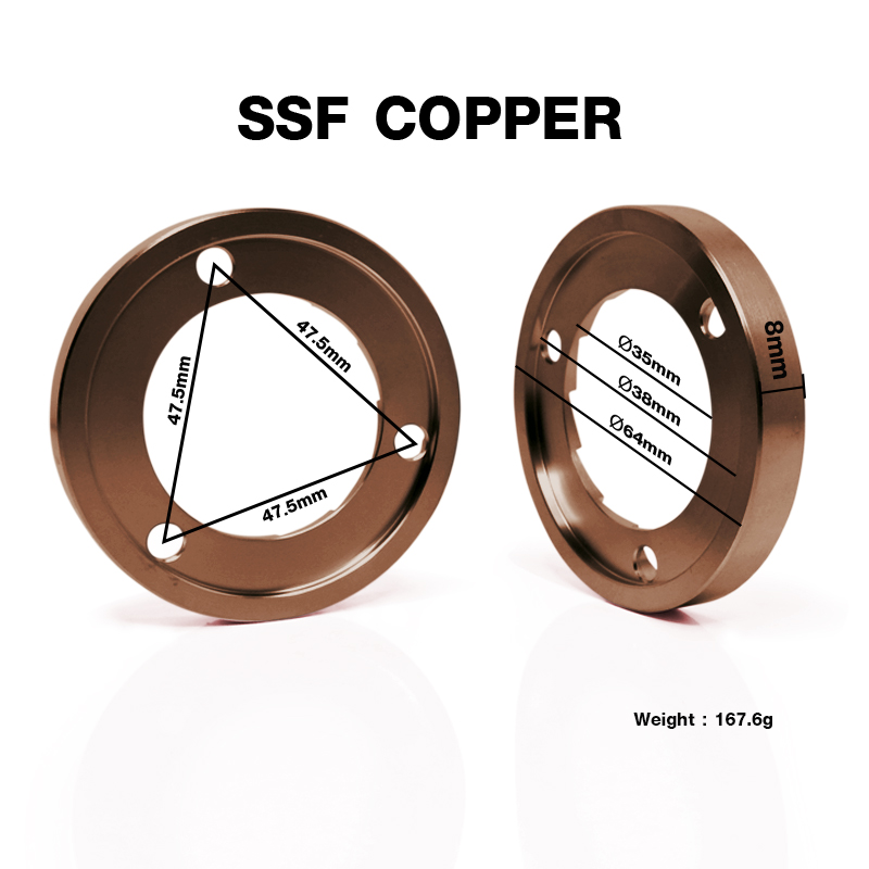 SSF APRESSO 64 MM.. FLAT BURRS