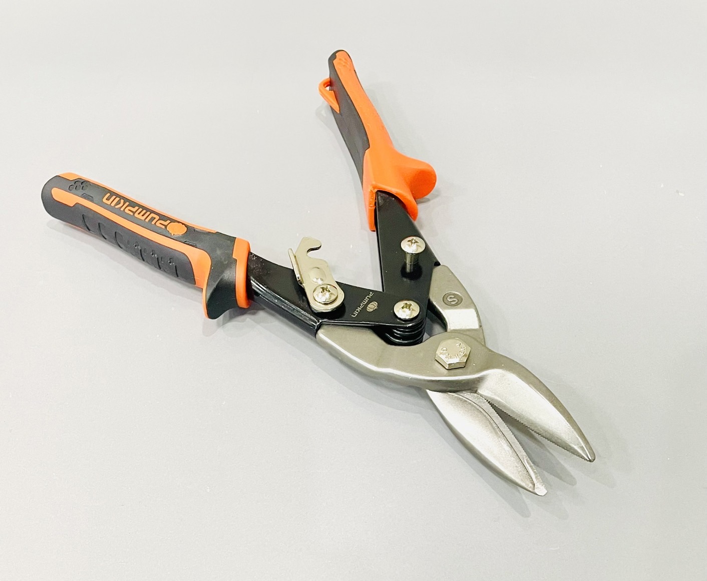 กรรไกรตัดเหล็กแผ่น พัมคิน ปากตรง 10"