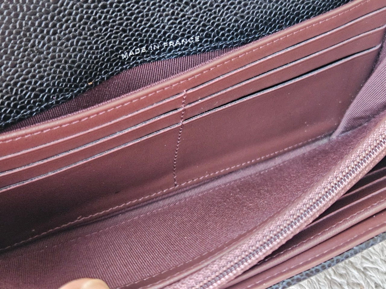 Chanel Sarah Black Cavier SHW