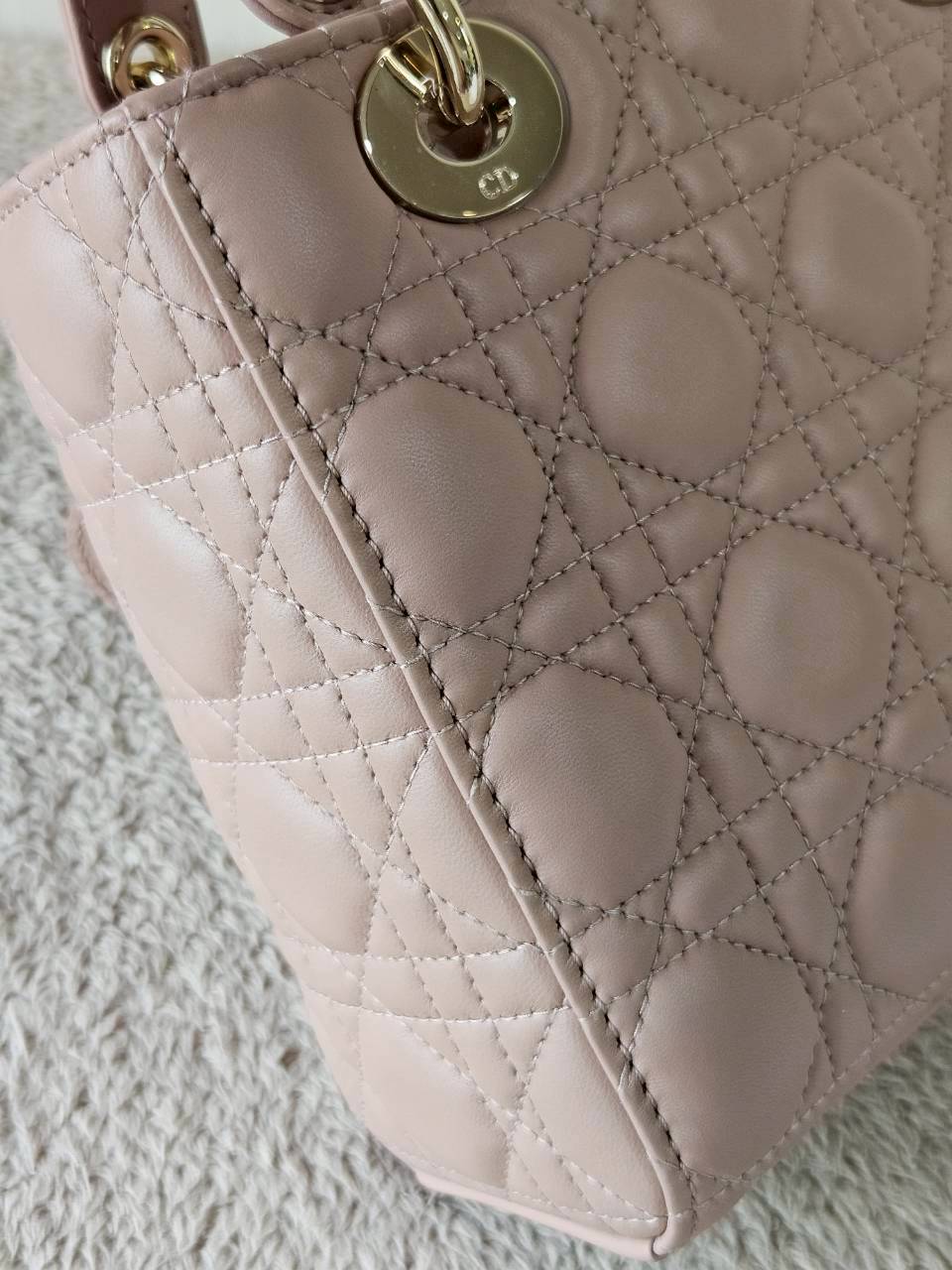 Lady Dior Small Beige