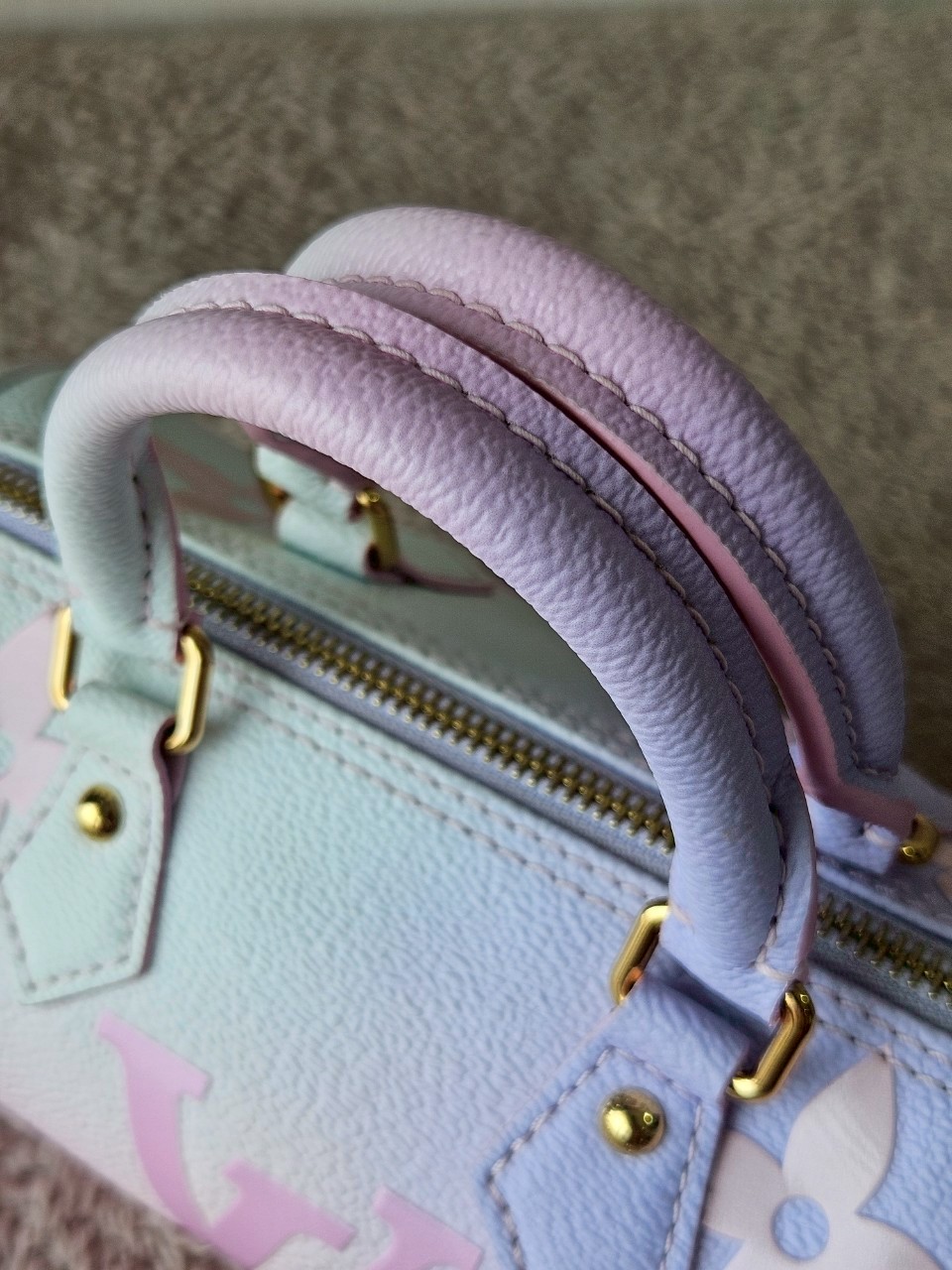 LV Papillon Pastel Sunrise Monogram Microchip