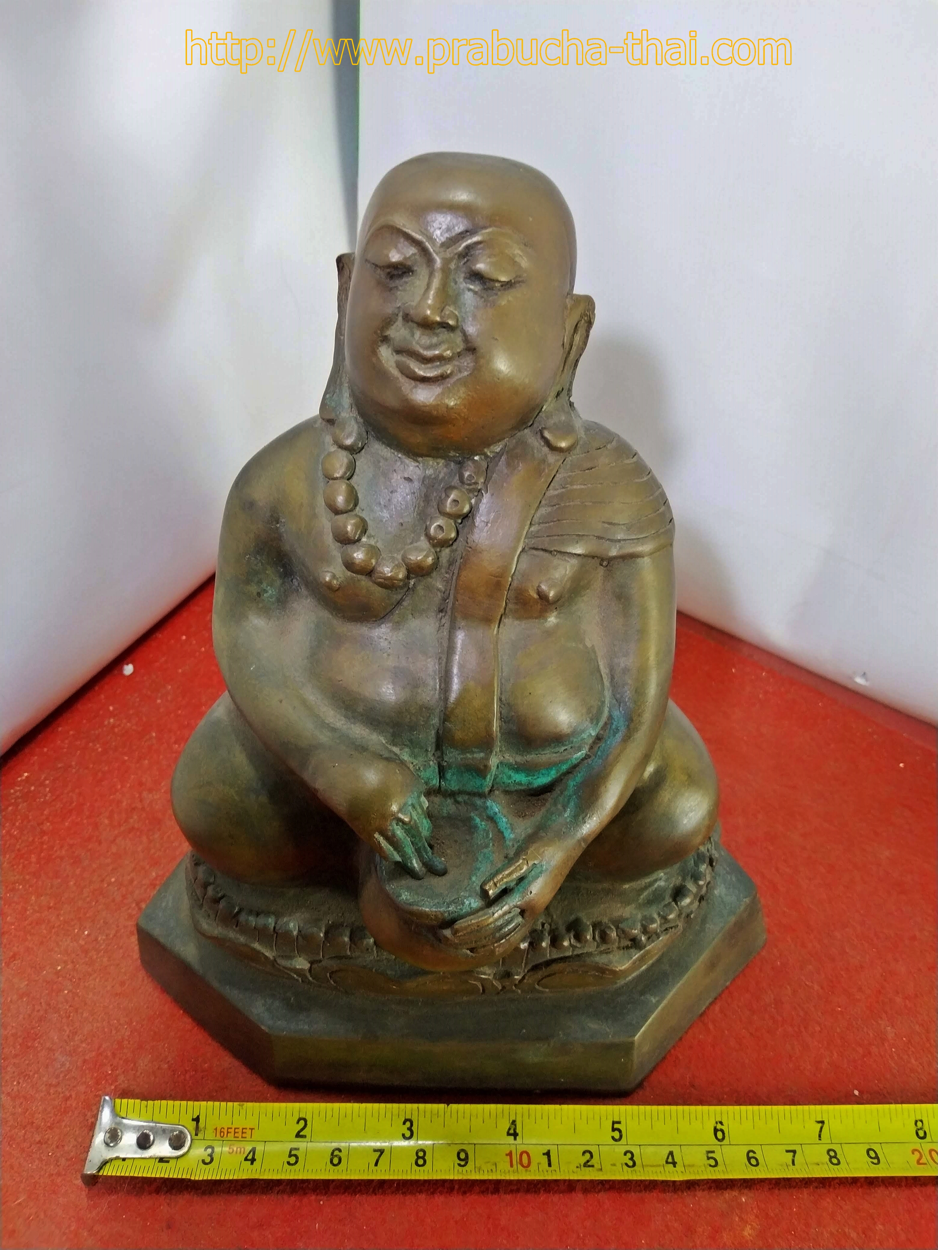 พระสังกัจจายน์ ปางจกบาตร เนื้อโลหะสำริด หน้าตัก 5 นิ้ว