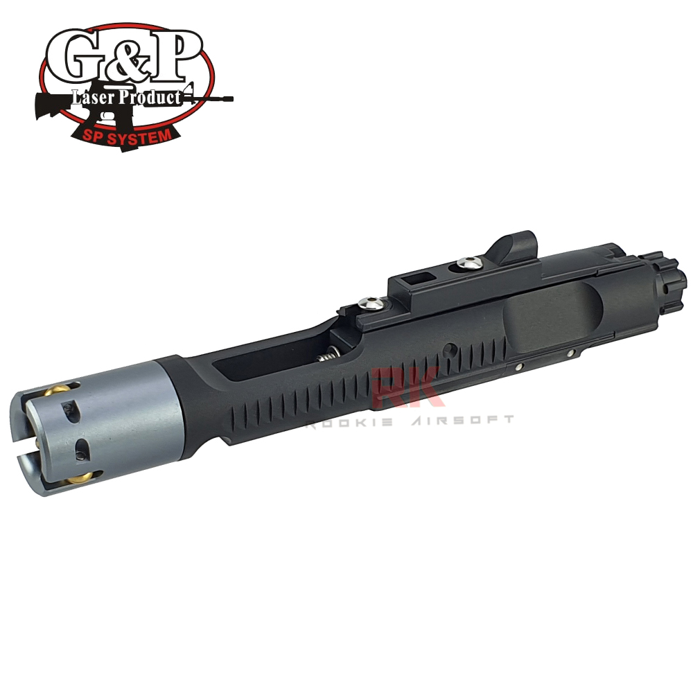 G&P MWS Forged Aluminum Complete Bolt Carrier Group Set For TM Buffer Tube (Black)