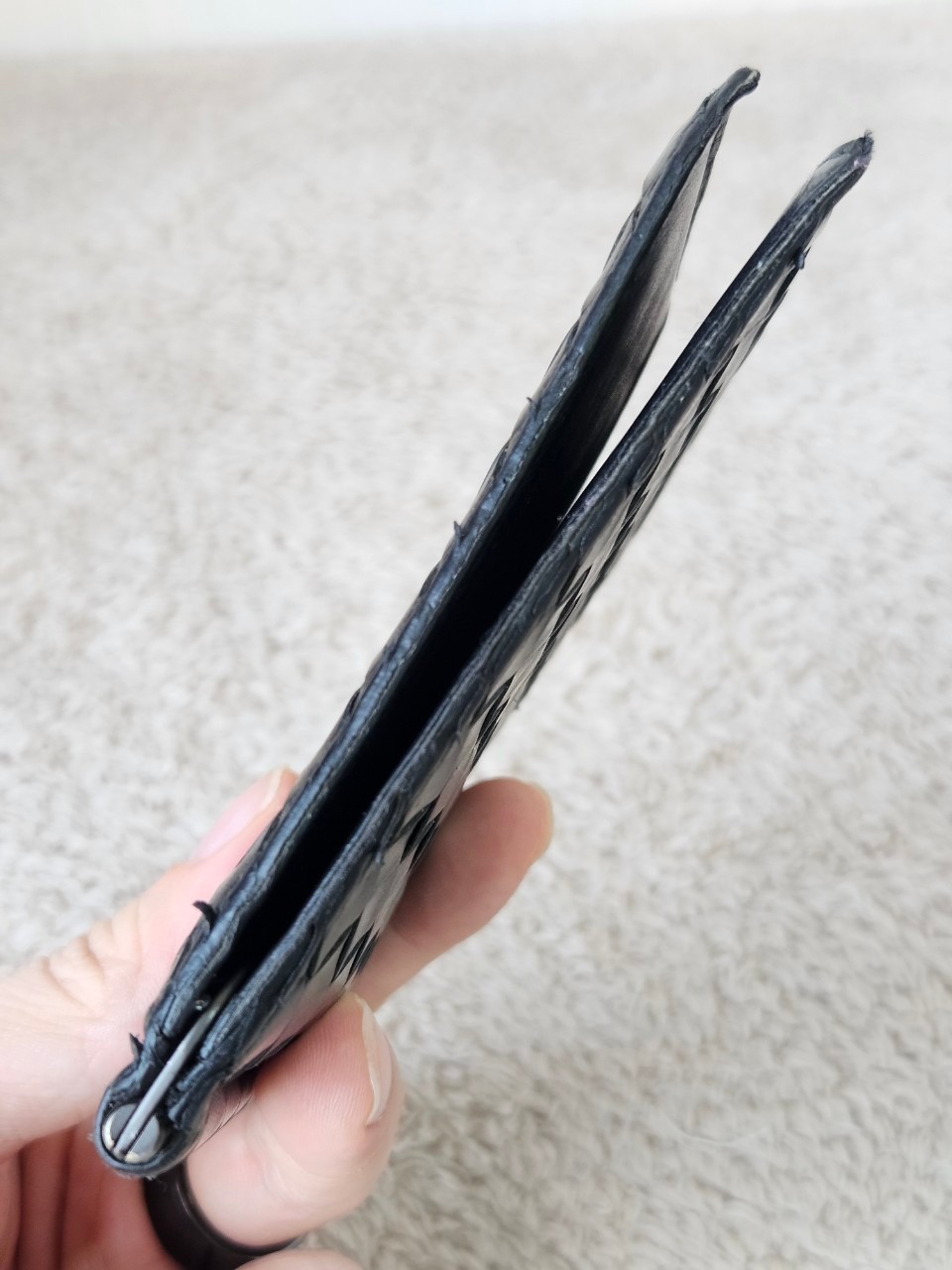 Bottega Money Clip สีดำ