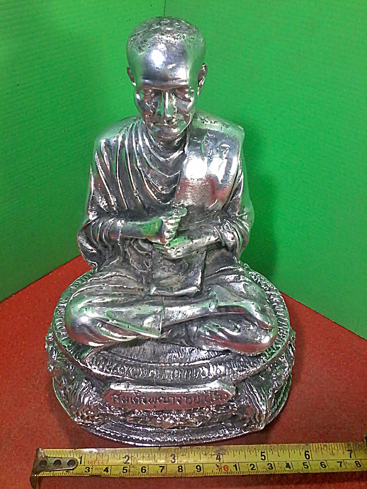 สมเด็จพระพุฒาจารย์ (โต พฺรหฺมรํสี) เนื้อสำริดเงินยวง หน้าตัก 5 นิ้ว