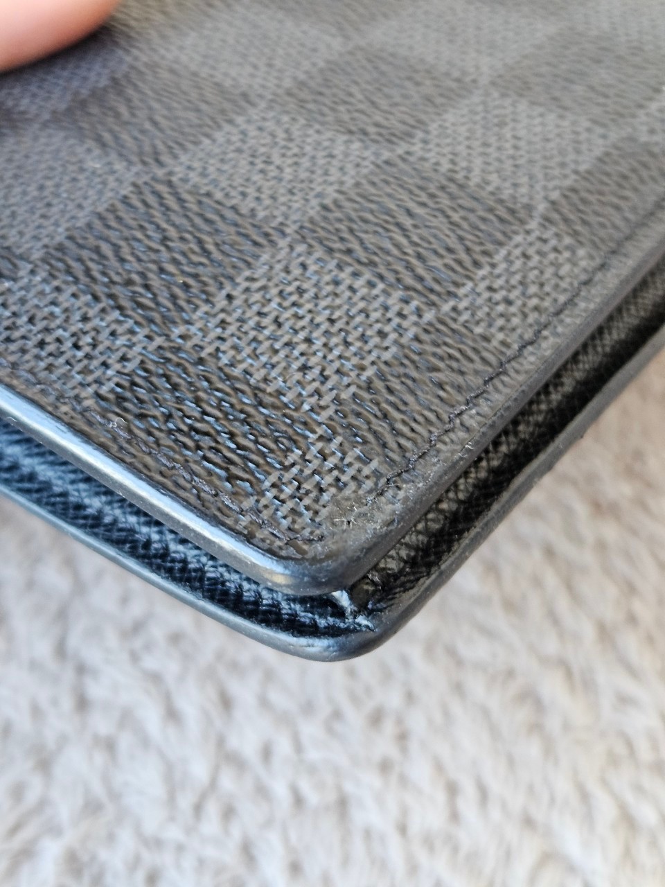 LV N62665 Brazza Damier Graphite Wallet