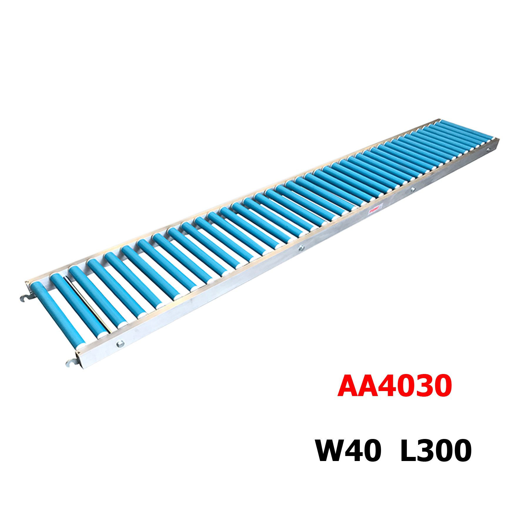 Zlide Container Roller รางลูกกลิ้ง อลูมิเนียม AA4030 W40 x L300 กว้าง 40 cm ยาว 3 M
