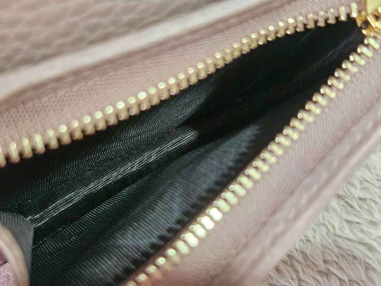 Gucci GG Marmont Bi Color Card Case Wallet