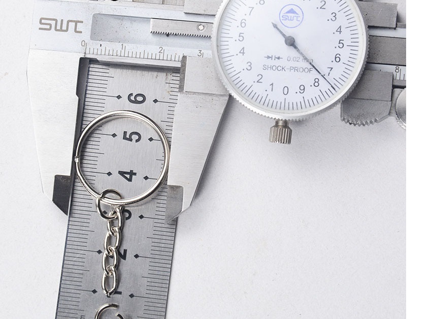 100ชิ้น, 500ชิ้น อะไหล่พวงกุญแจ พวงกุญแจ ห่วงพวงกุญแจ