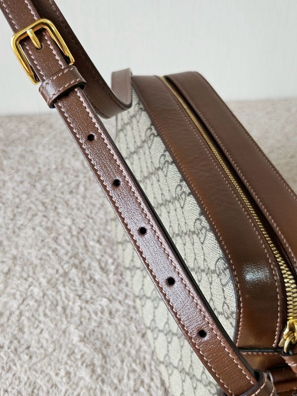 Gucci Horsebit Small Camera Brown