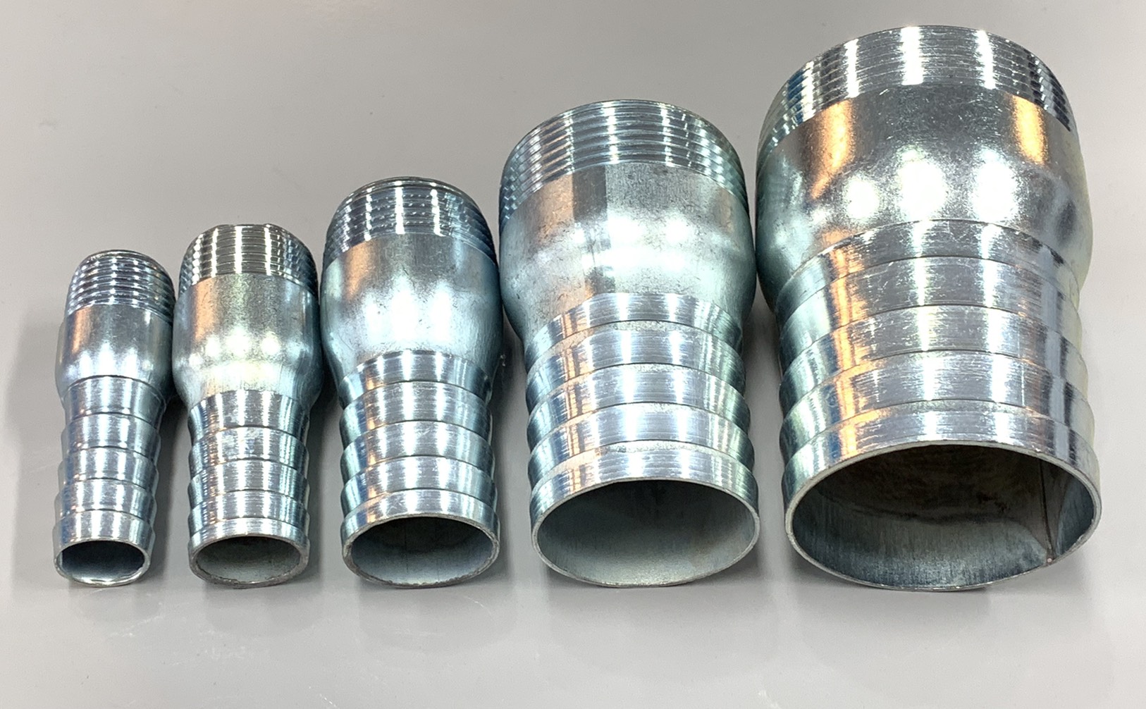 ข้อต่อหางปลาเหล็ก เกลียวนอก