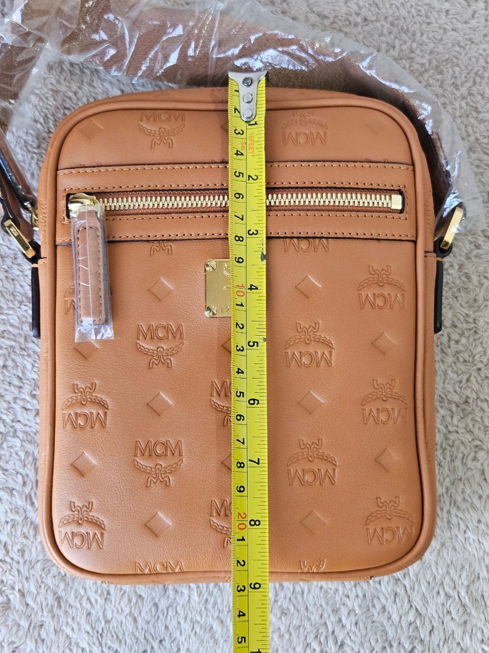 MCM Klassik Leather Crossbody Mini Bag