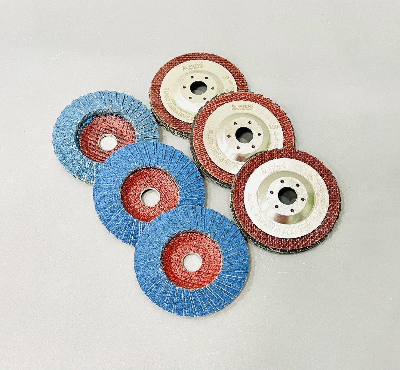 ผ้าทรายจานซ้อนเรียง หลังแข็ง