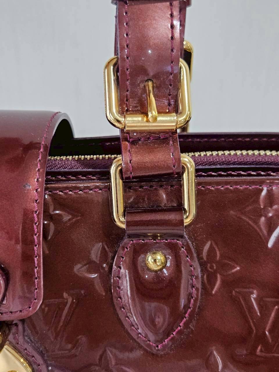 LV M91390 Melrose Amarante Vernis