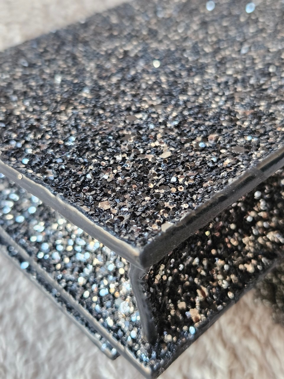 YSL 452159 Kate Bag in Black Sequins 7.5