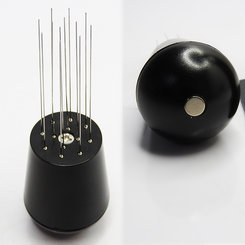Coffee powder spreader needle with magnetic+stand