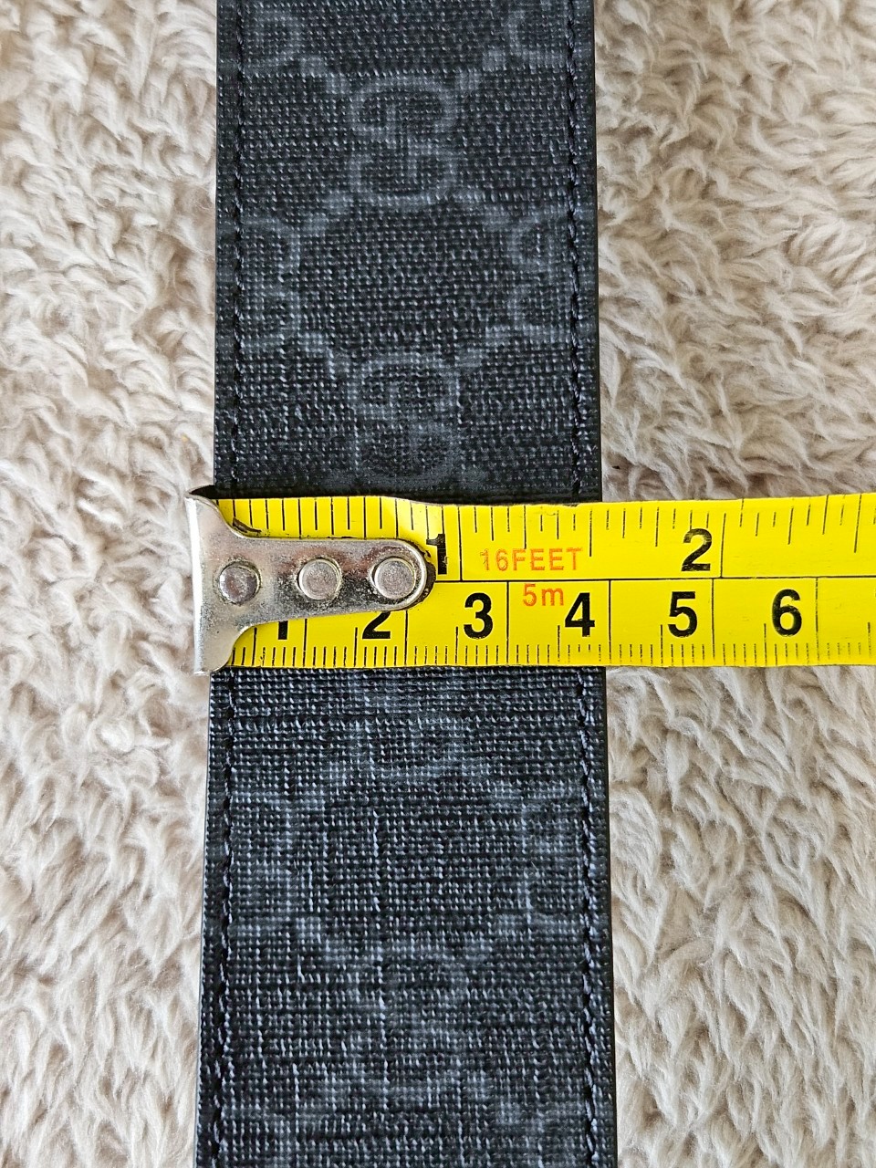 Gucci GG Supreme Belt with G Buckle