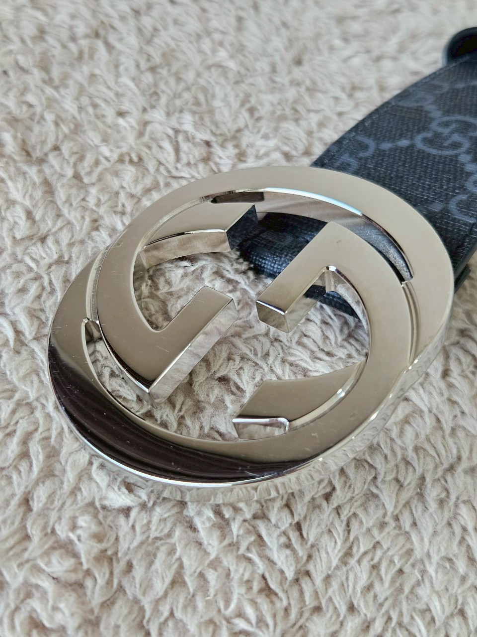 Gucci GG Supreme Belt with G Buckle