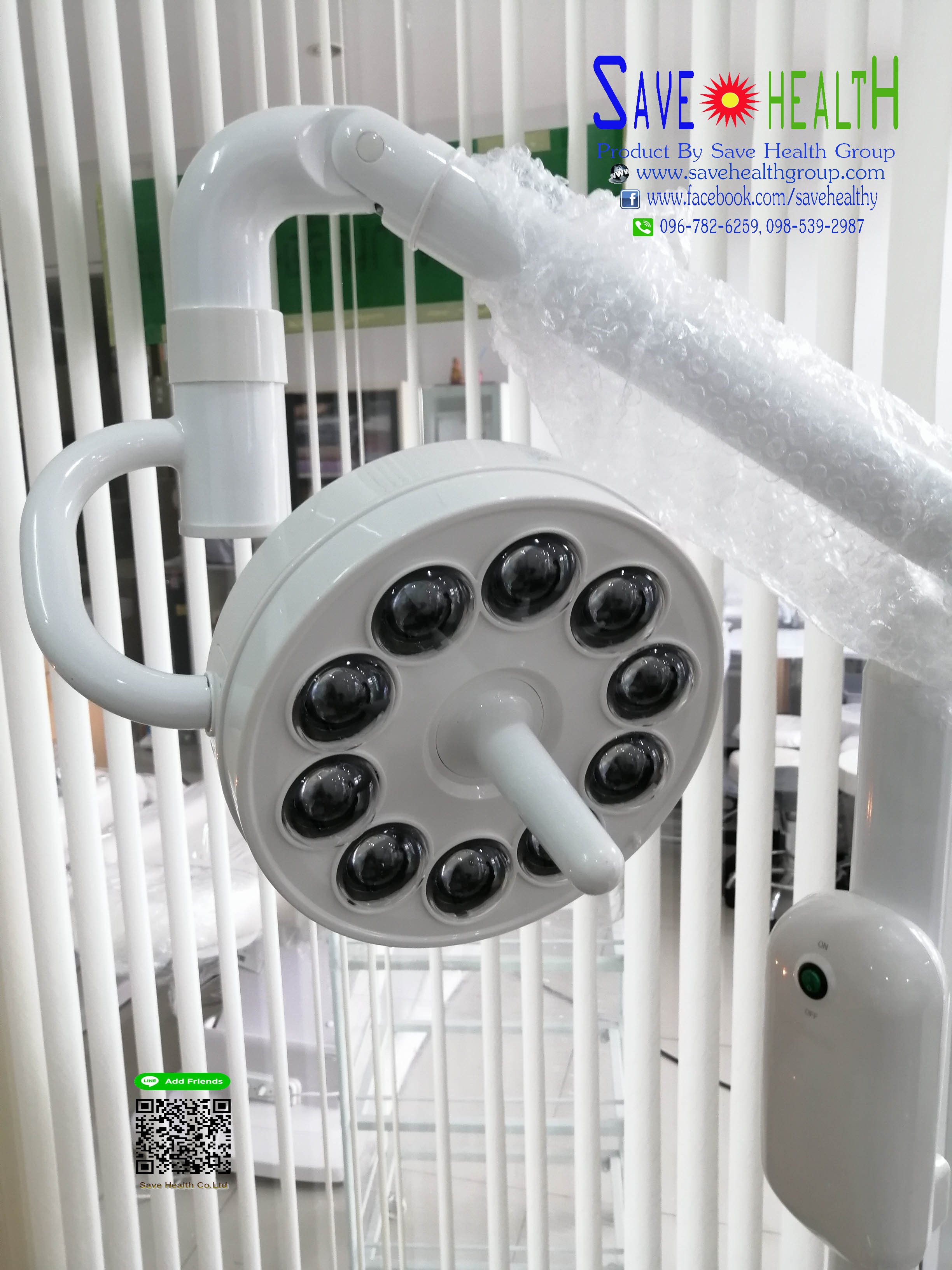 โคมไฟผ่าตัดLED โคมไฟผ่าตัดเล็ก โคมไฟส่องตรวจ โคมไฟทำหัตถการ โคมไฟส่องผิว