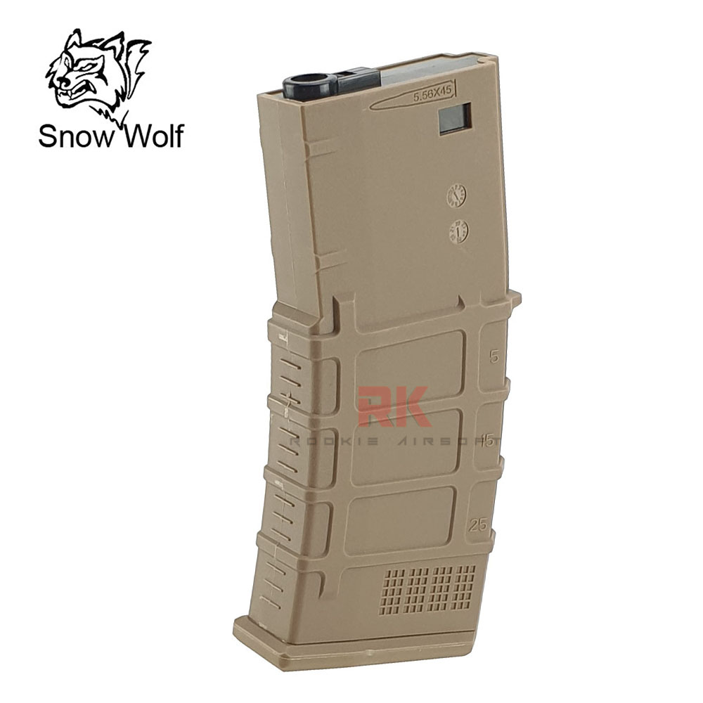 Snow Wolf 120rds PMAG Mid-Cap Magazine for M4 AEG (DE)