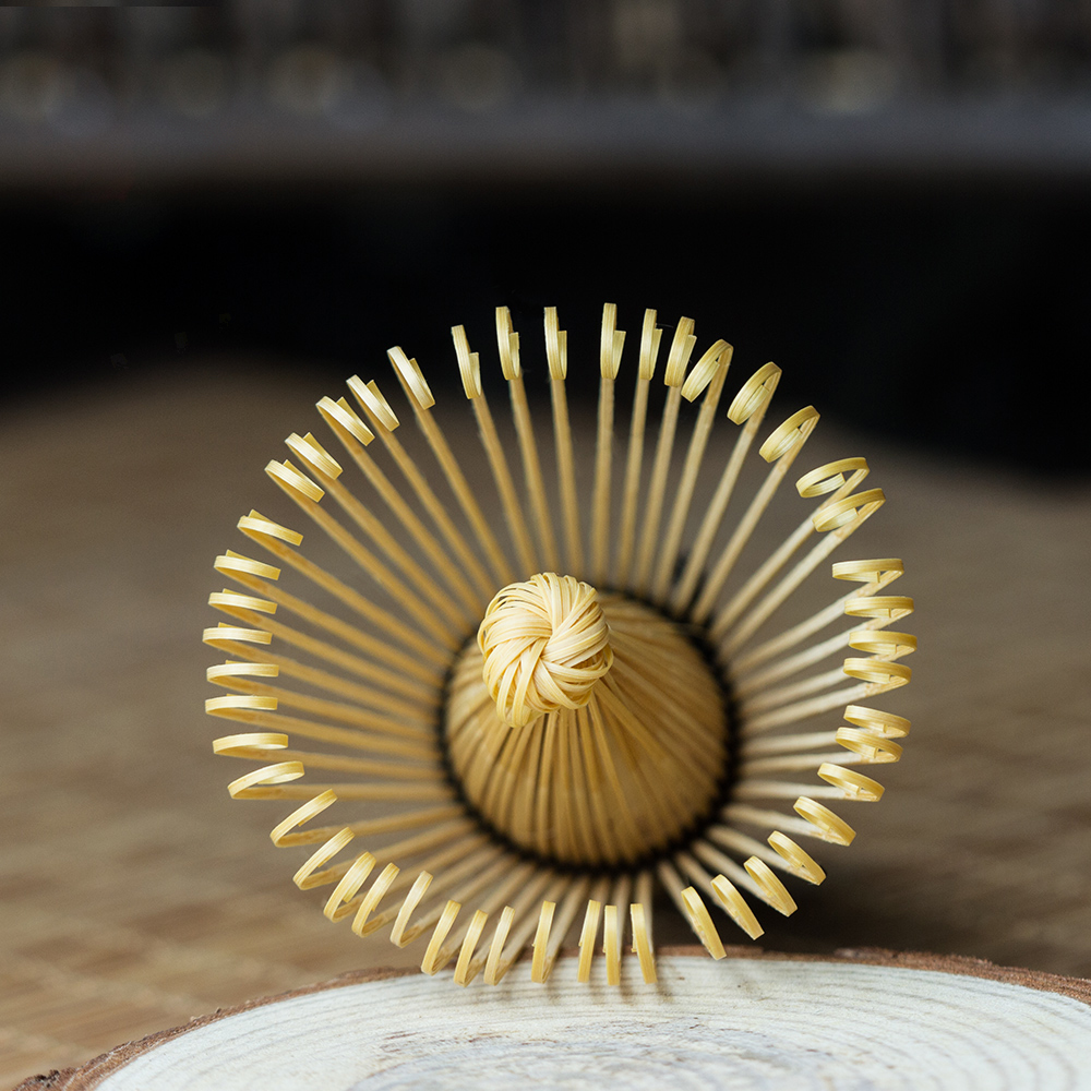 แปรงไม้ไผ่ แปรงมัทฉะ แปรงชงชาญี่ปุ่น มี 120 เส้น