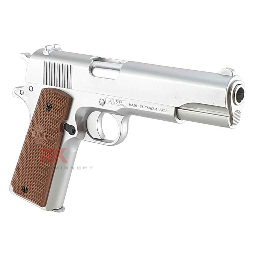 KWC M1911 A1 Spring Pistol - Silver