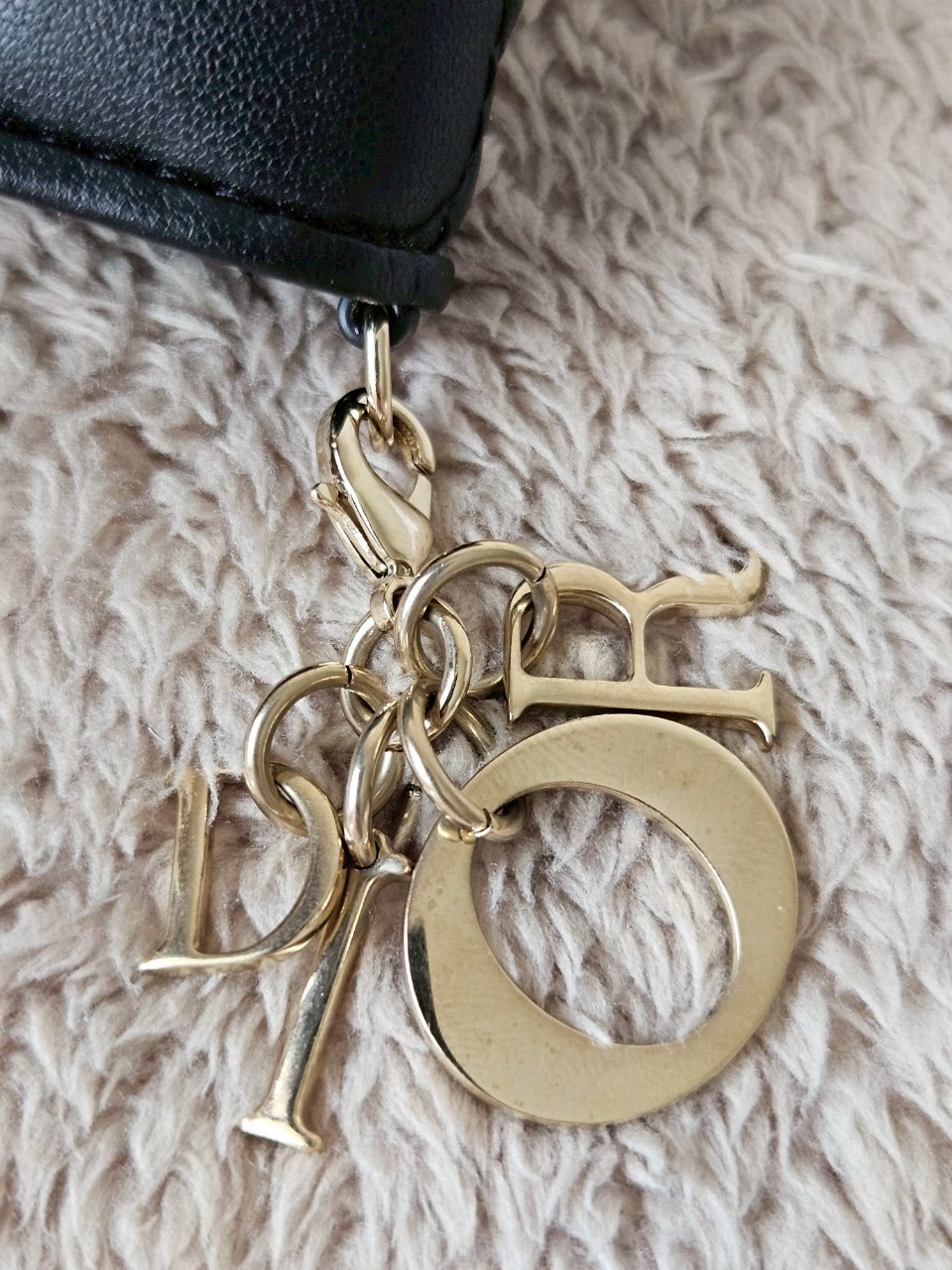 Dior Lady Dior Medium Wallet Lambskin Black