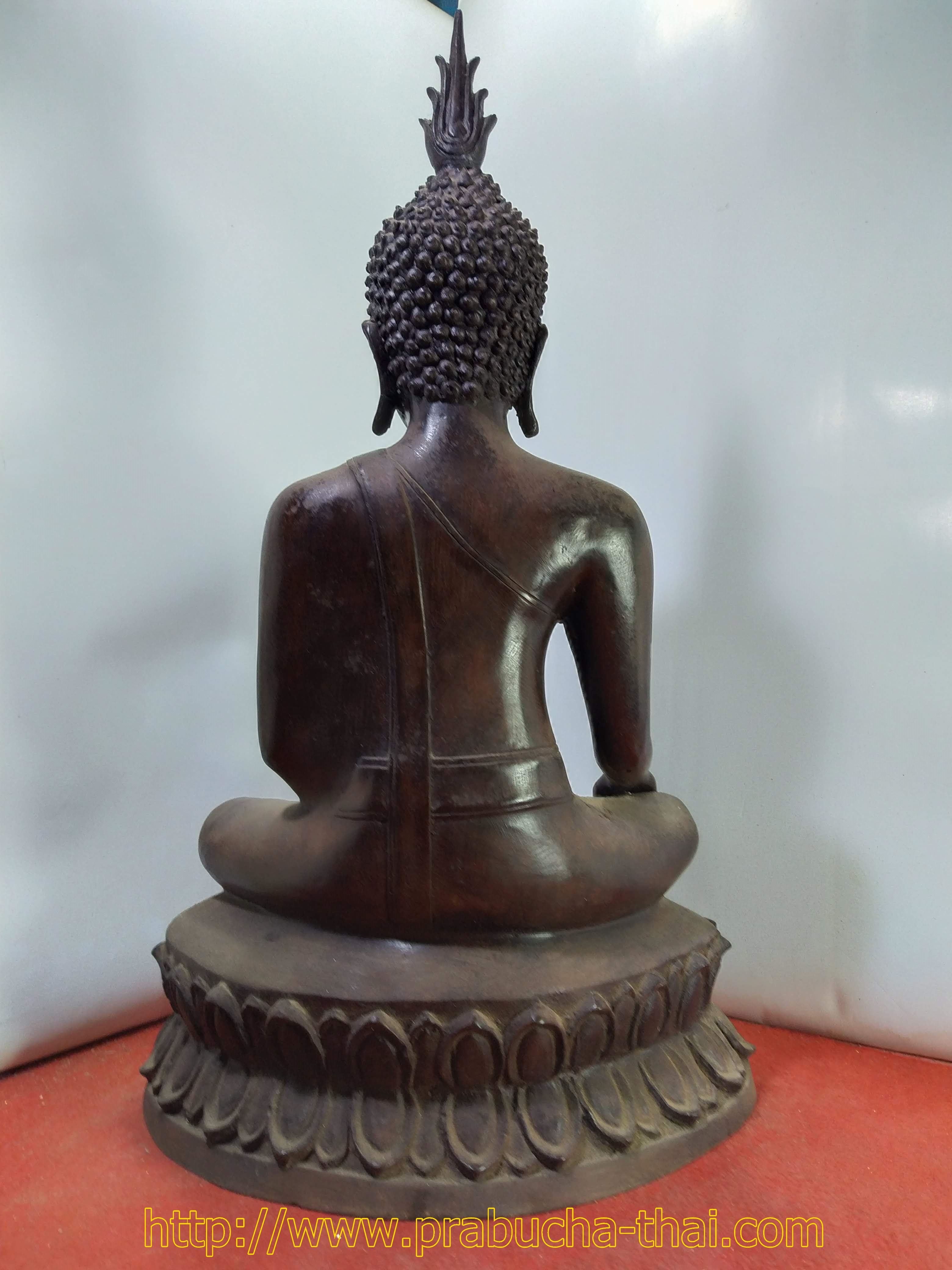 พระสุโขทัย ปางมารวิชัย หน้าตัก 9 นิ้ว เนื้อโลหะสำริด