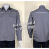 รหัส AB1.10 : เสื้อช่างแขนยาวผ้าคอมทวิวสีเทาล้วน (ติดสะท้อนแสง)