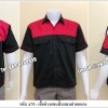 เสื้อช็อปแขนสั้นแบบดำอกแดง (รหัส A75 )