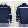 รหัส AB21.1 : เสื้อช่างแจ็คเก็ตแขนยาวผ้าคอมทวิวสีกรมท่า (สาบใหญ่พิเศษ)